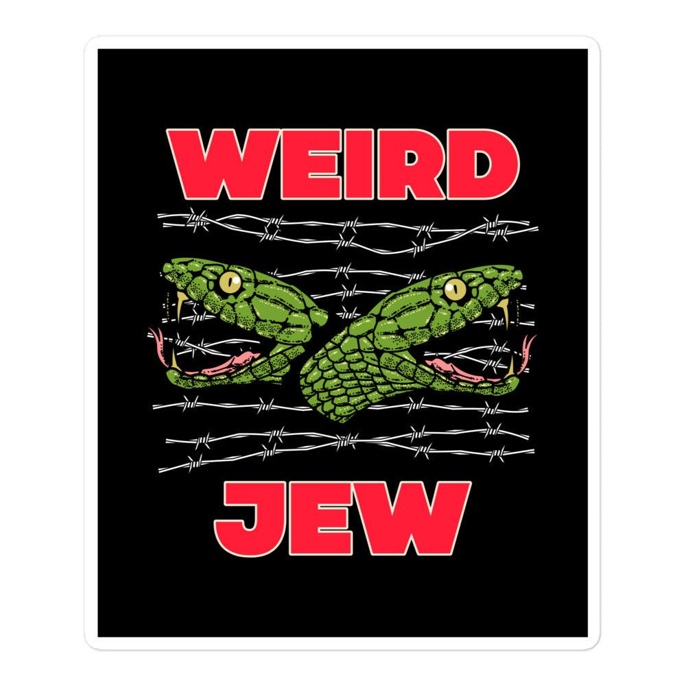 Weird Jew | Kiss Cut Sticker Jouparty