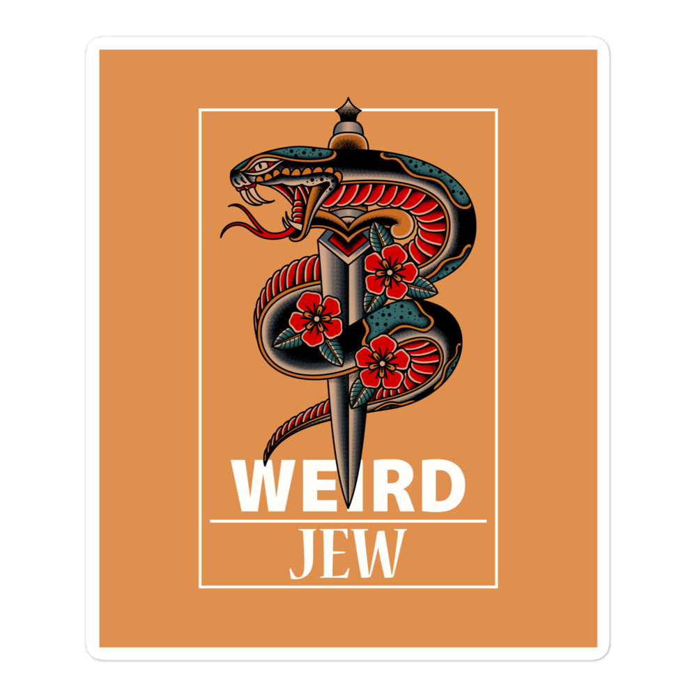 Weird Jew | Kiss Cut Sticker Jouparty