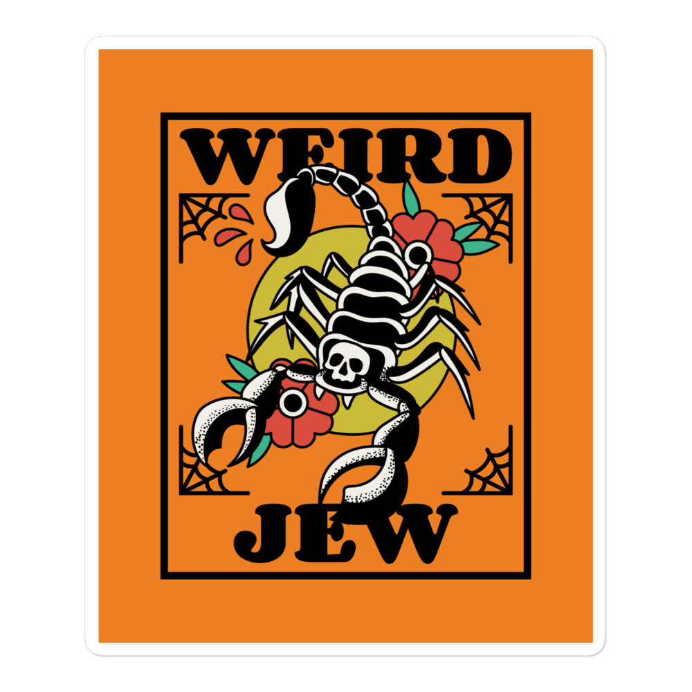 Weird Jew | Kiss Cut Sticker Jouparty