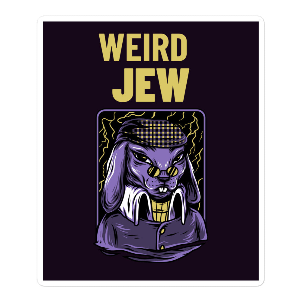 Weird Jew | Kiss Cut Sticker Jouparty