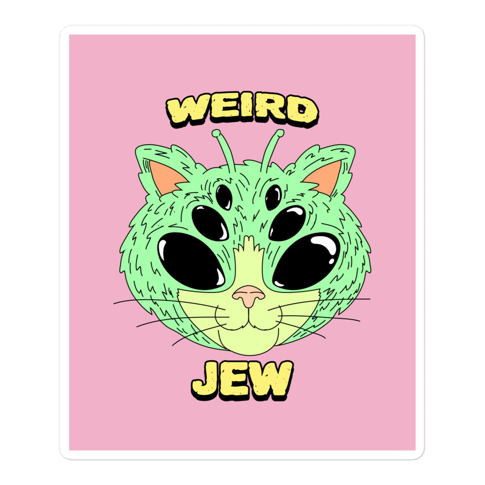 Weird Jew | Kiss Cut Sticker Jouparty