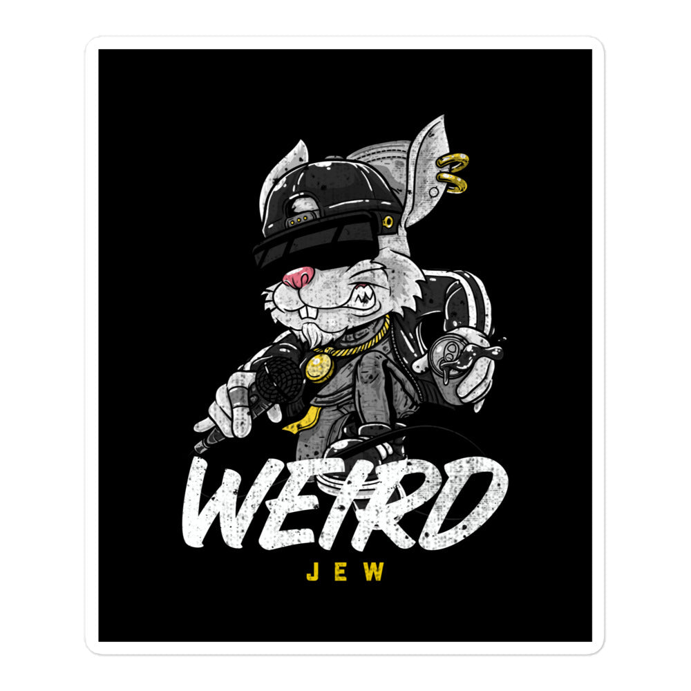 Weird Jew | Kiss Cut Sticker Jouparty