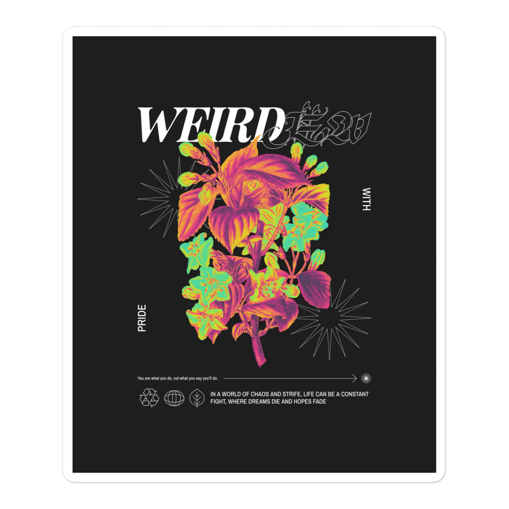 Weird Jew | Kiss Cut Sticker Jouparty