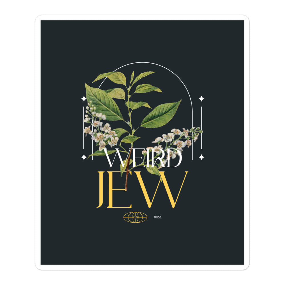 Weird Jew | Kiss Cut Sticker Jouparty