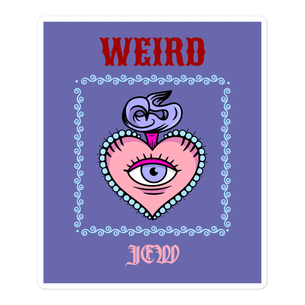 Weird Jew | Kiss Cut Sticker Jouparty