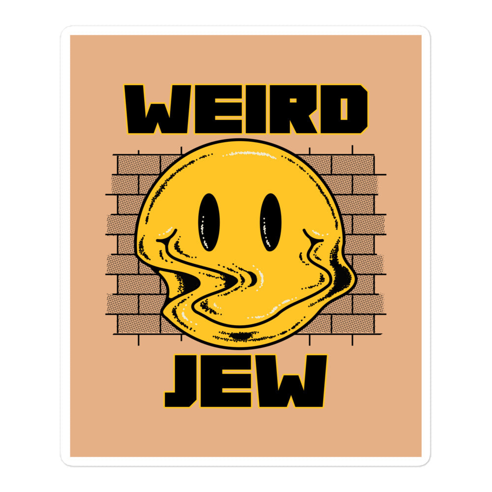 Weird Jew | Kiss Cut Sticker Jouparty