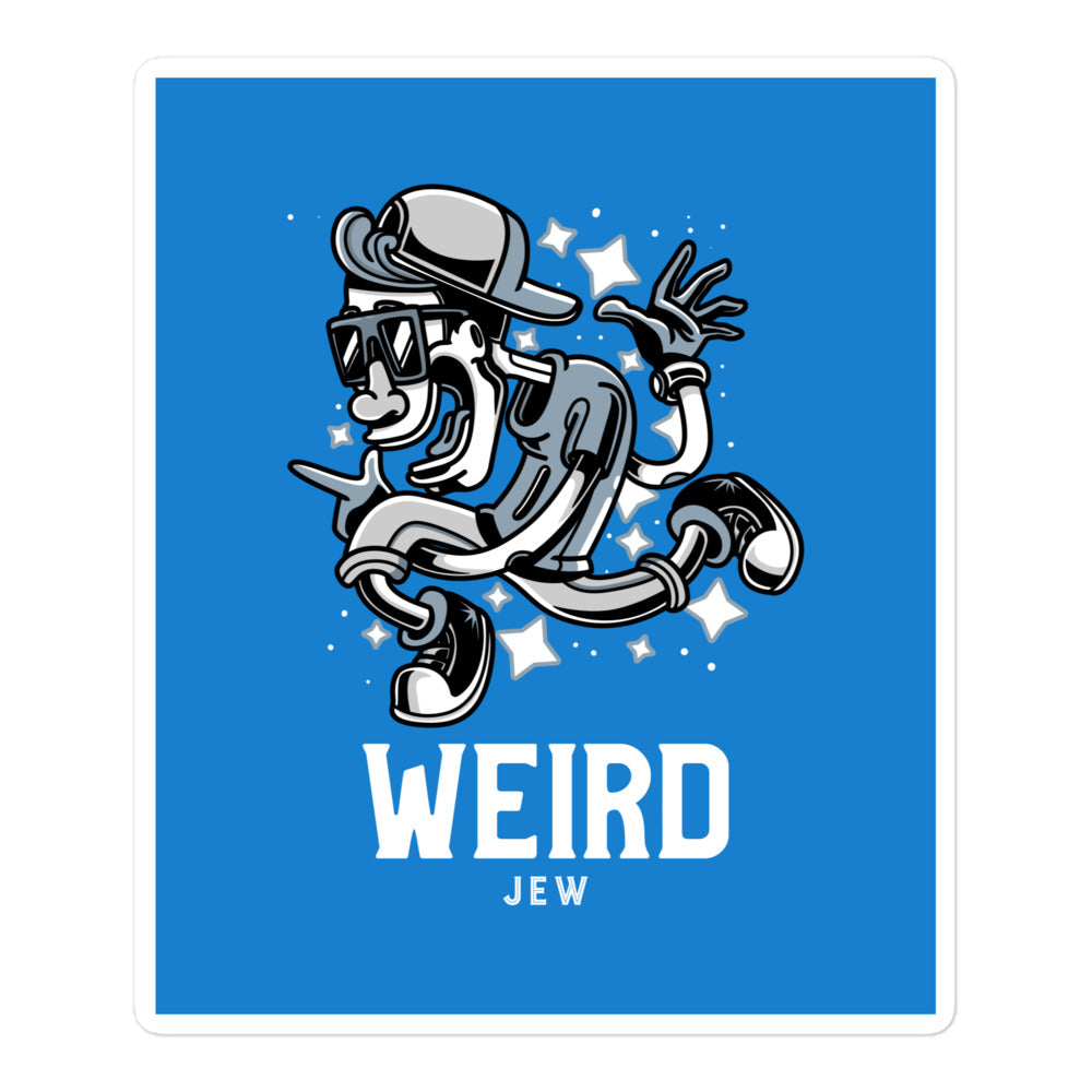 Weird Jew | Kiss Cut Sticker Jouparty