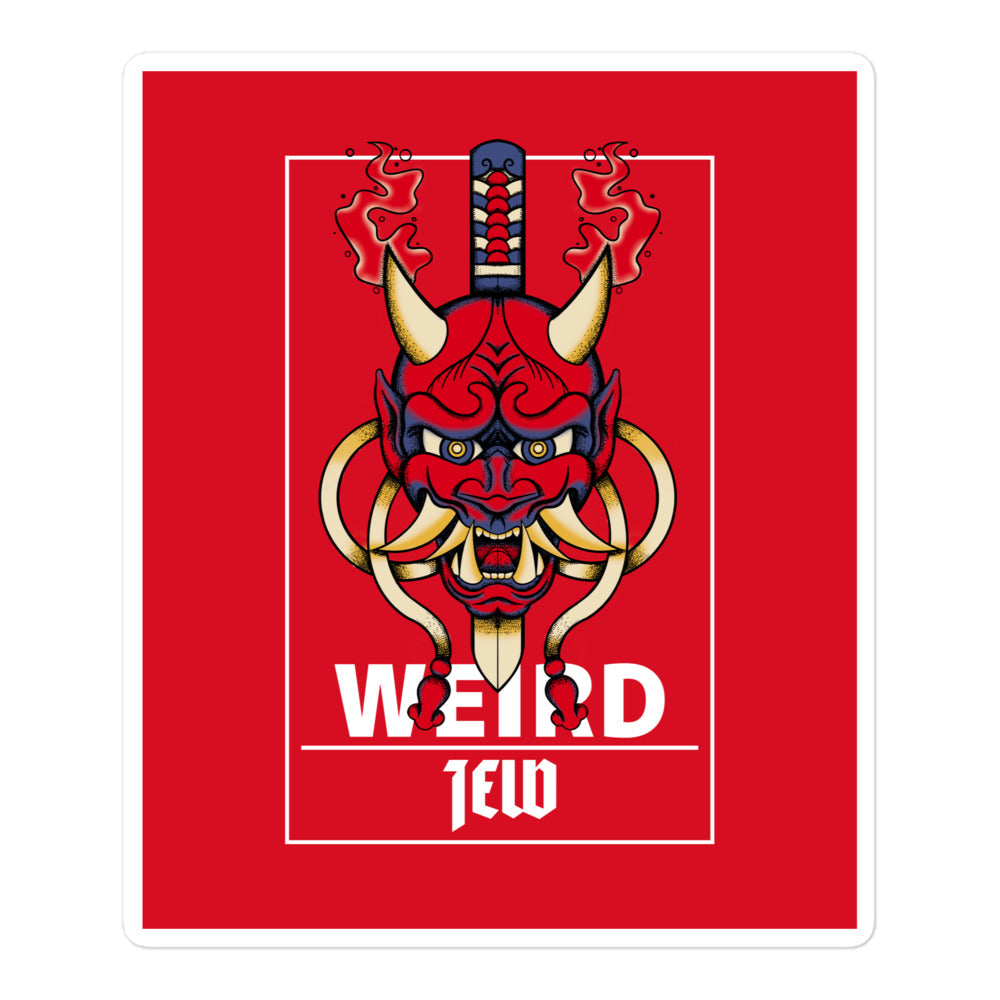 Weird Jew | Kiss Cut Sticker Jouparty