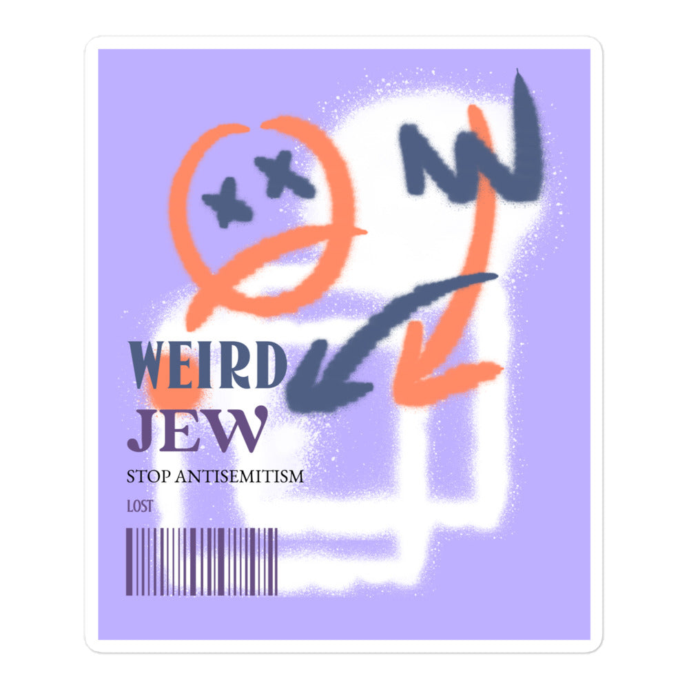 Weird Jew | Kiss Cut Sticker Jouparty