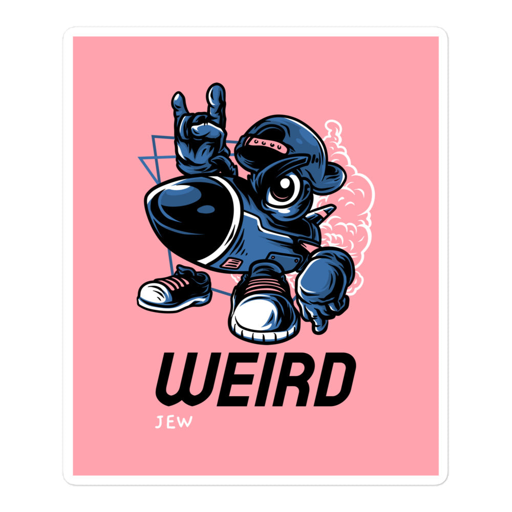 Weird Jew | Kiss Cut Sticker Jouparty