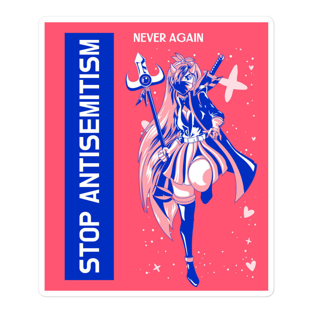 Girl Book | Antisemitism | Kiss Cut Sticker Jouparty