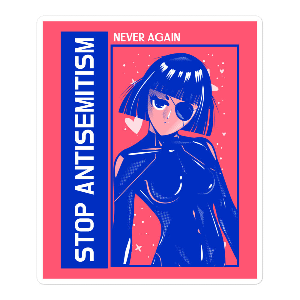 Girl Book | Antisemitism | Kiss Cut Sticker Jouparty