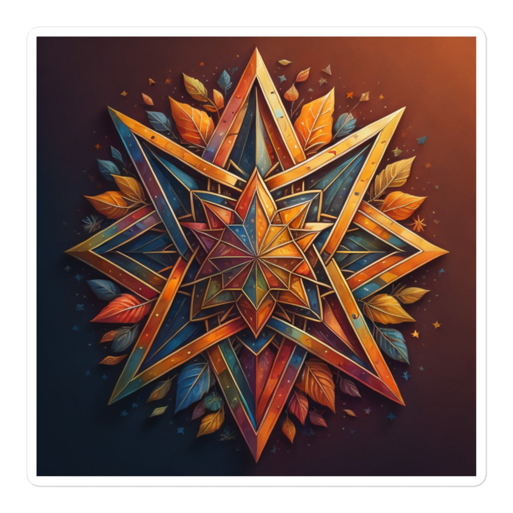 Vibrant Song | Star Of David | Kiss Cut Sticker Jouparty
