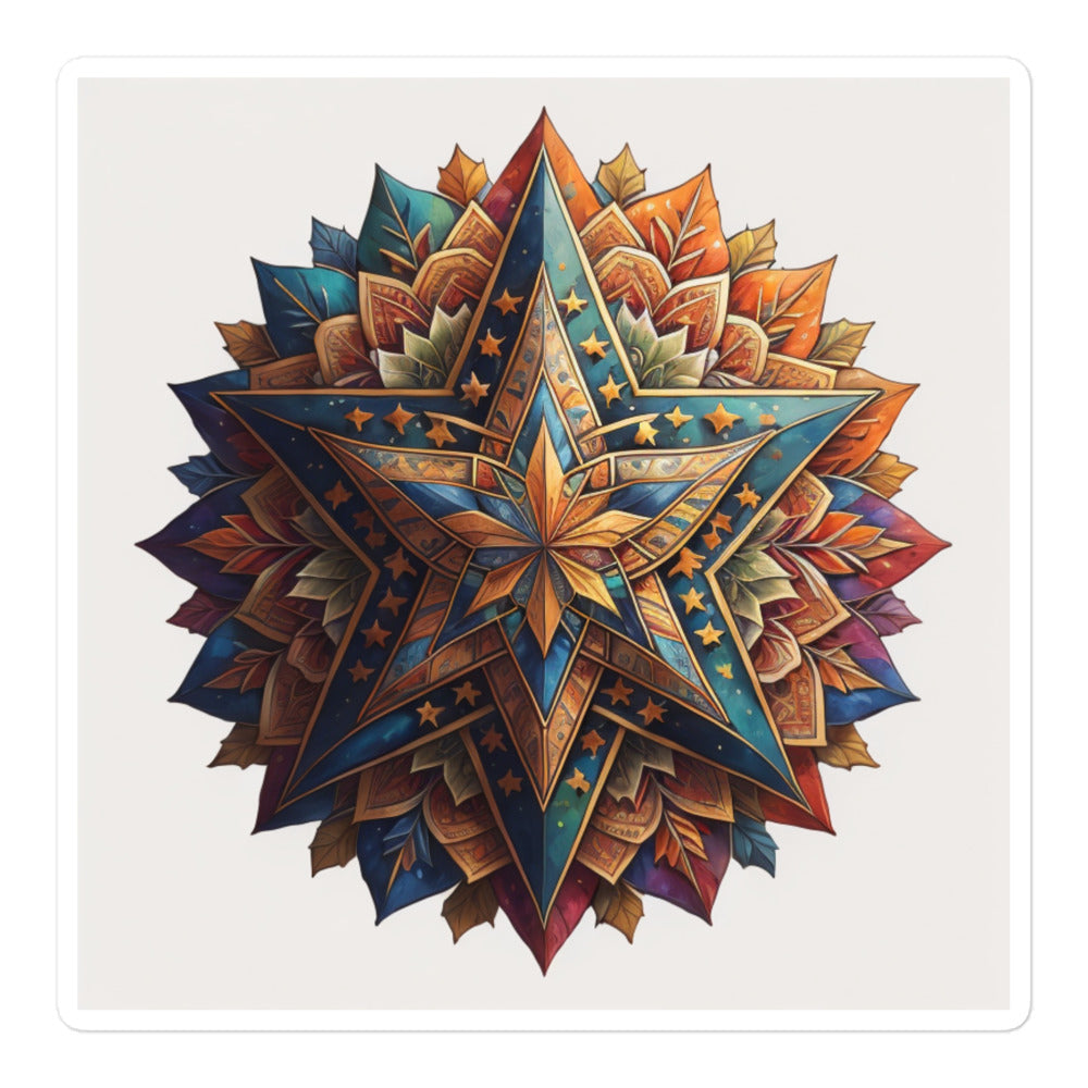 Vibrant Song | Star Of David | Kiss Cut Sticker Jouparty