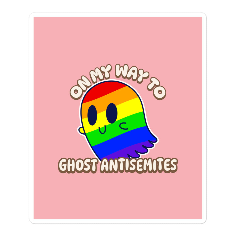 Ghost Antisemites | Kiss Cut Sticker Jouparty