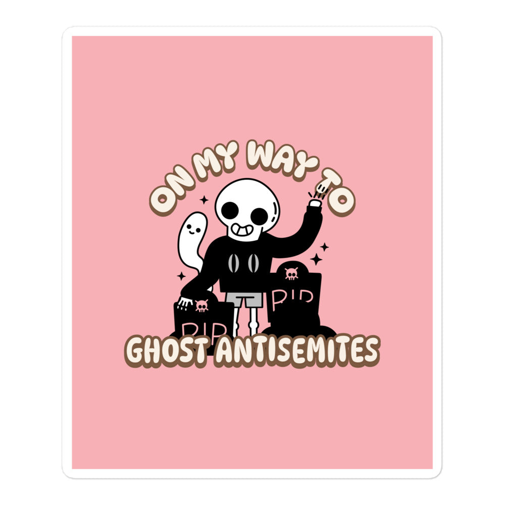 Ghost Antisemites | Kiss Cut Sticker Jouparty
