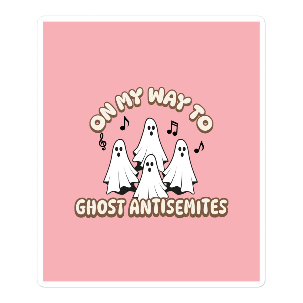 Ghost Antisemites | Kiss Cut Sticker Jouparty