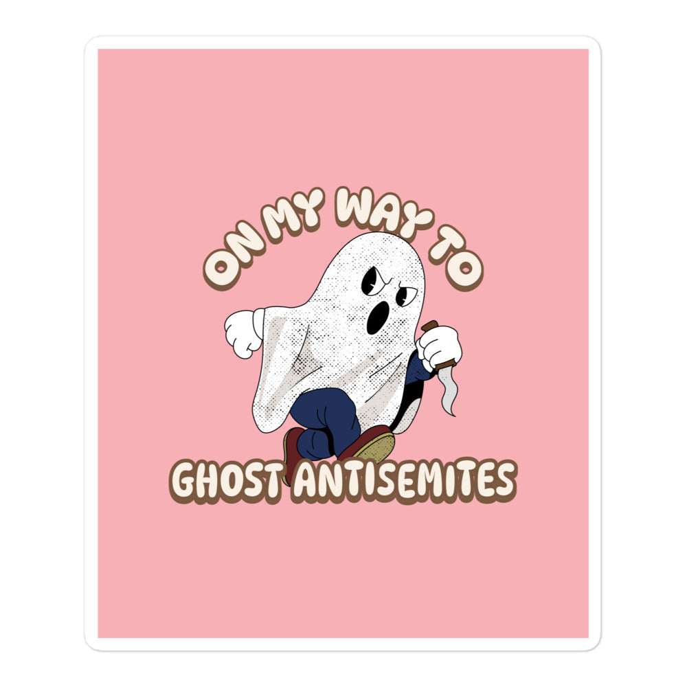 Ghost Antisemites | Kiss Cut Sticker Jouparty