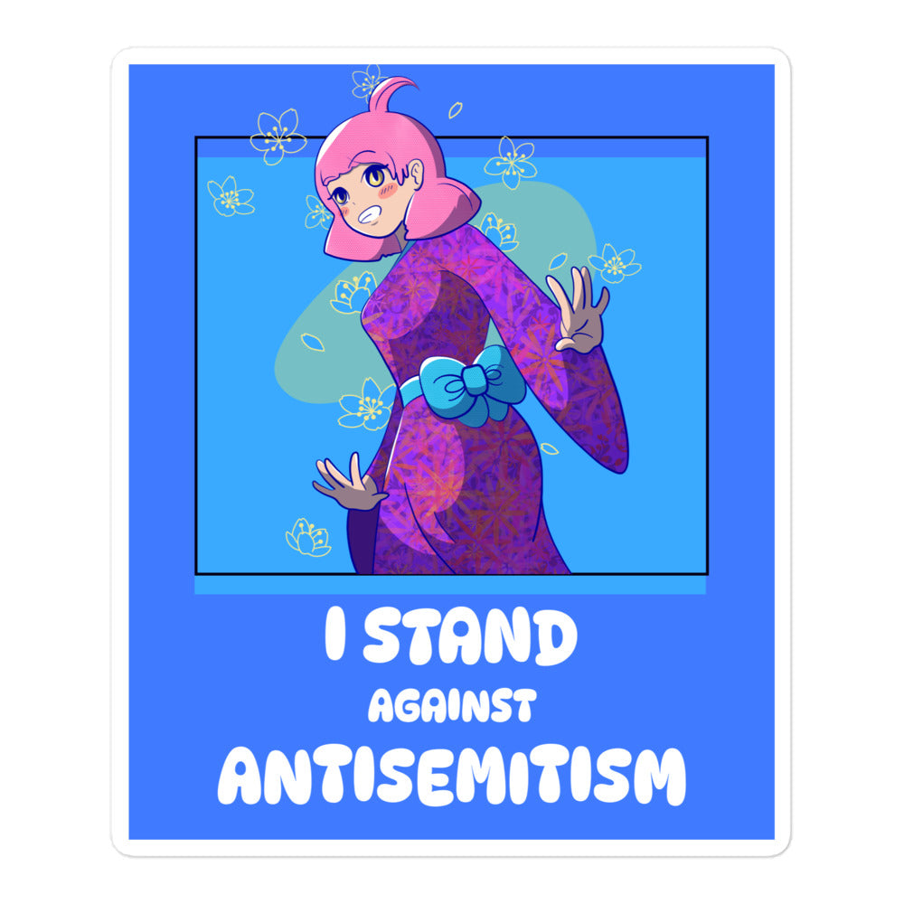 I Stand Against Antisemitism | Kiss Cut Sticker Jouparty