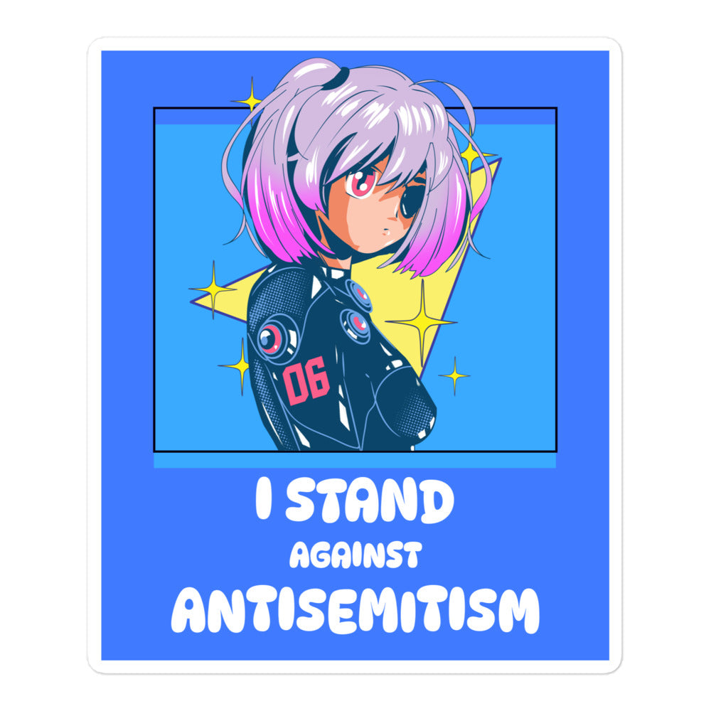 I Stand Against Antisemitism | Kiss Cut Sticker Jouparty