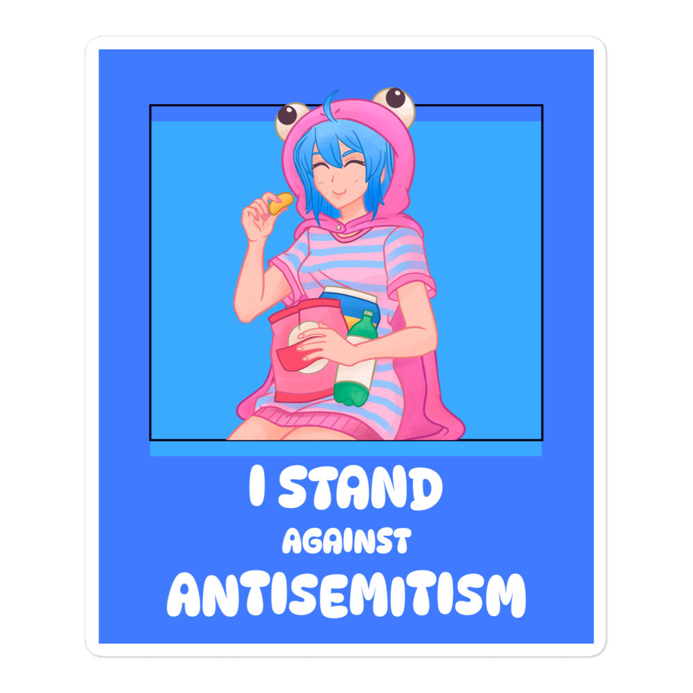 I Stand Against Antisemitism | Kiss Cut Sticker Jouparty