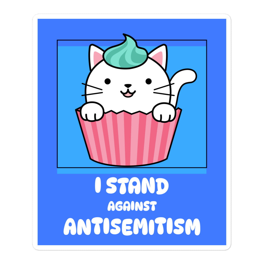 I Stand Against Antisemitism | Kiss Cut Sticker Jouparty