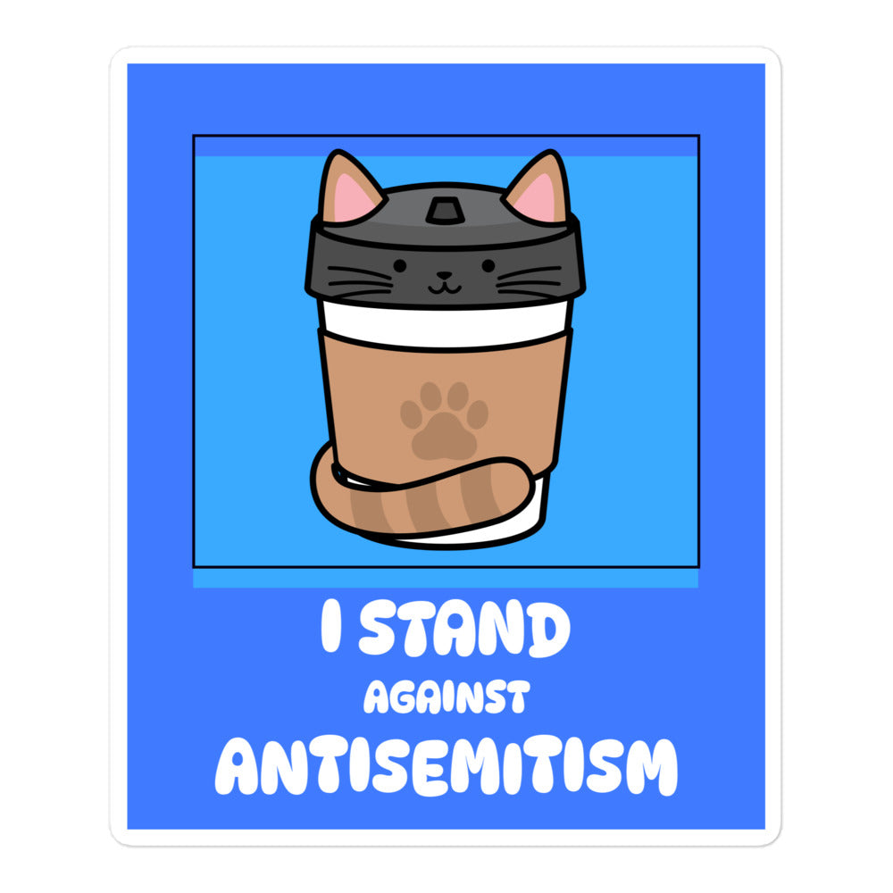 I Stand Against Antisemitism | Kiss Cut Sticker Jouparty