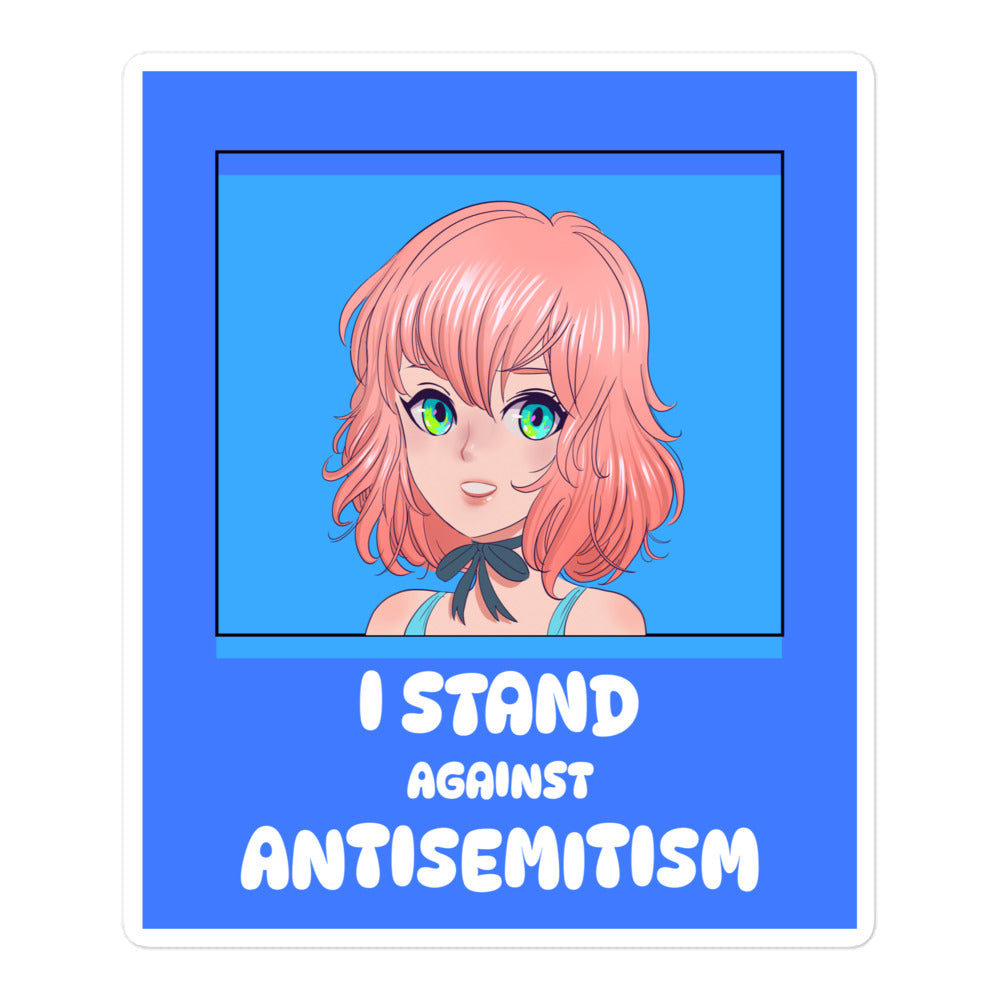 I Stand Against Antisemitism | Kiss Cut Sticker Jouparty