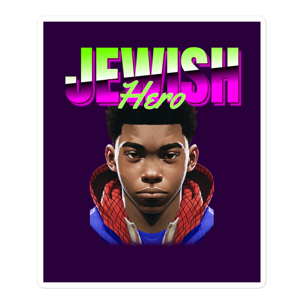 Jewish Hero | Kiss Cut Sticker Jouparty