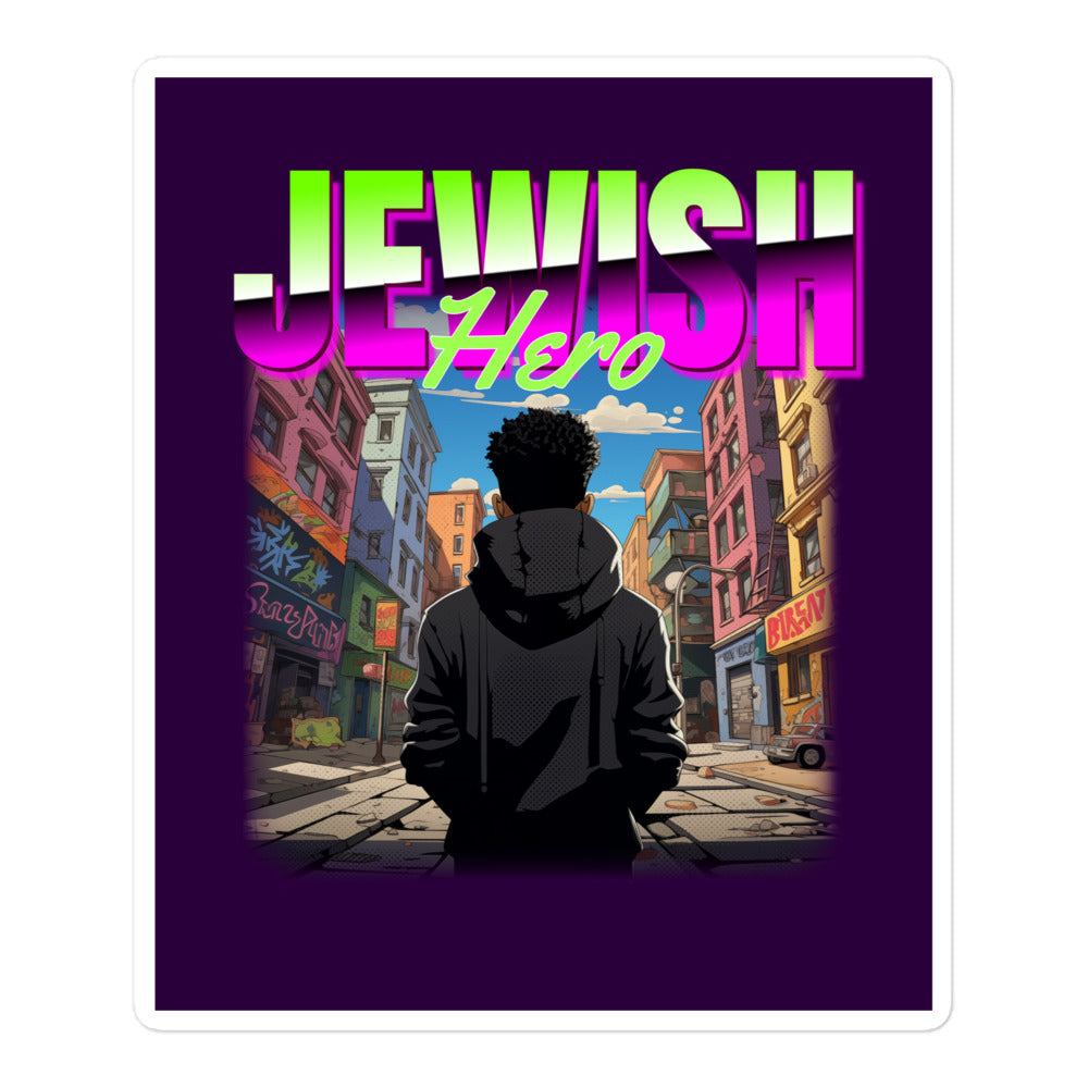 Jewish Hero | Kiss Cut Sticker Jouparty