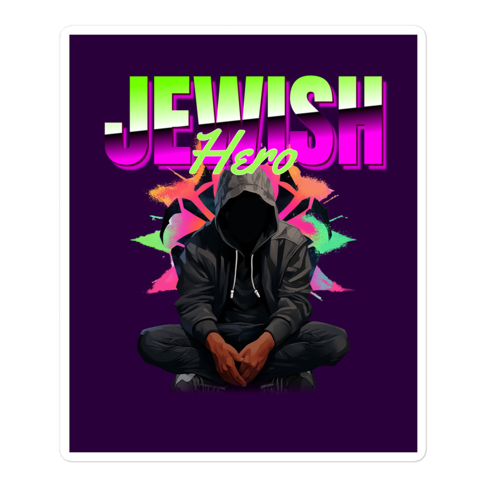 Jewish Hero | Kiss Cut Sticker Jouparty