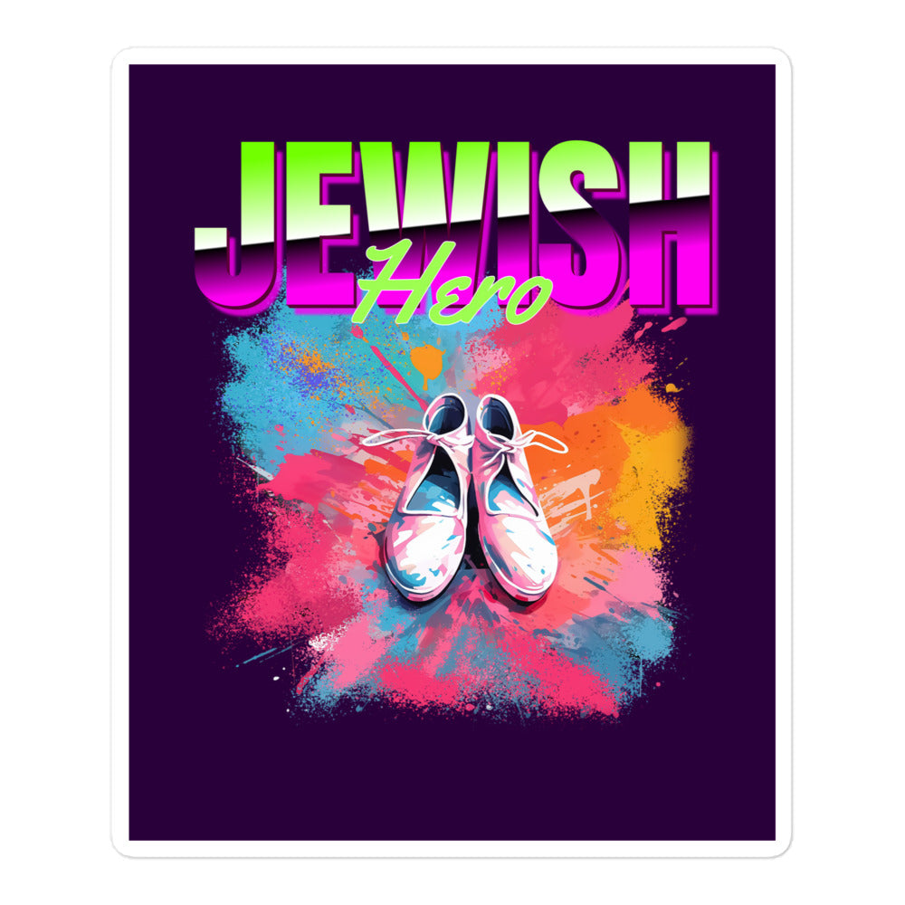 Jewish Hero | Kiss Cut Sticker Jouparty