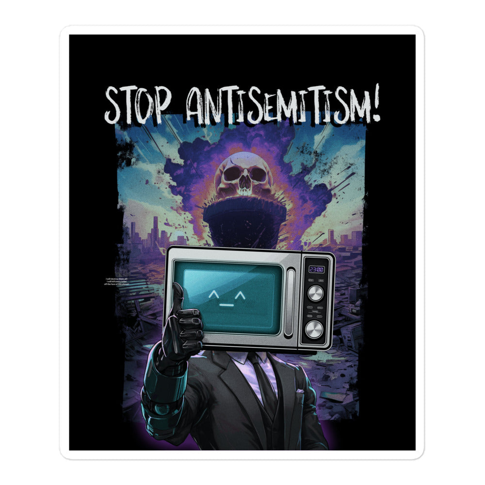 Horror Movie | Antisemitism | Kiss Cut Sticker Jouparty