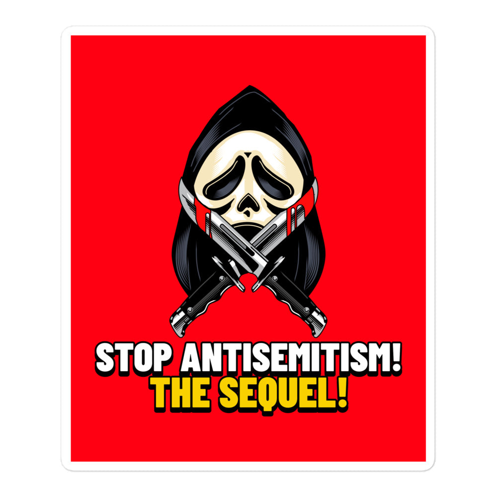 Horror Movie | Antisemitism | Kiss Cut Sticker Jouparty
