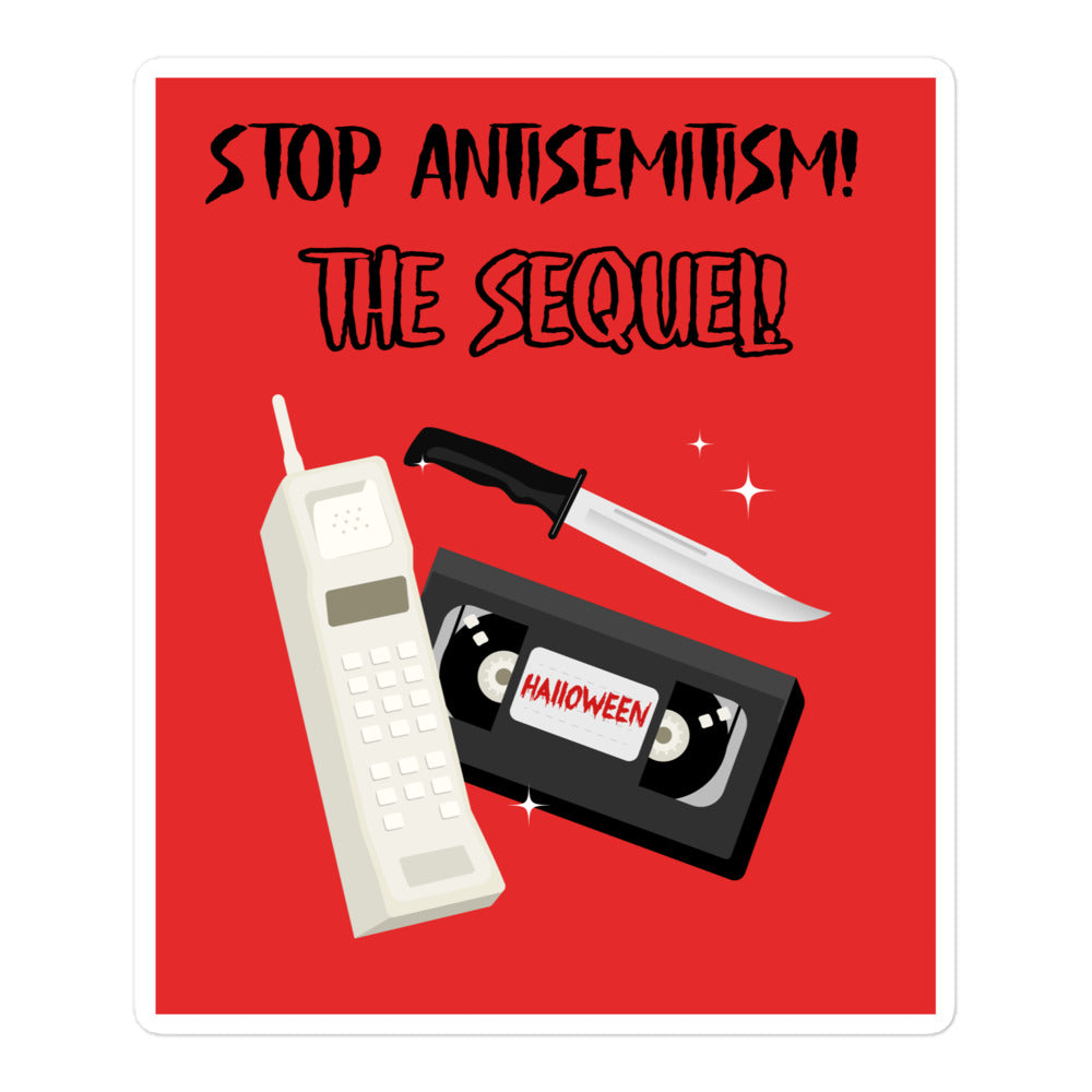 Horror Movie | Antisemitism | Kiss Cut Sticker Jouparty