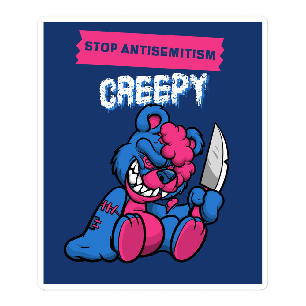 Horror Movie | Antisemitism | Kiss Cut Sticker Jouparty
