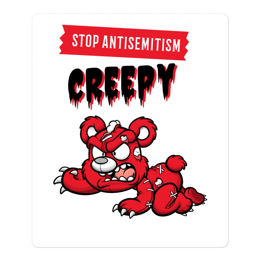 Horror Movie | Antisemitism | Kiss Cut Sticker Jouparty