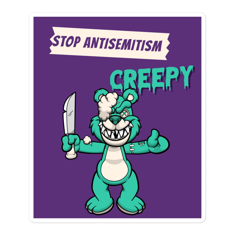 Horror Movie | Antisemitism | Kiss Cut Sticker Jouparty