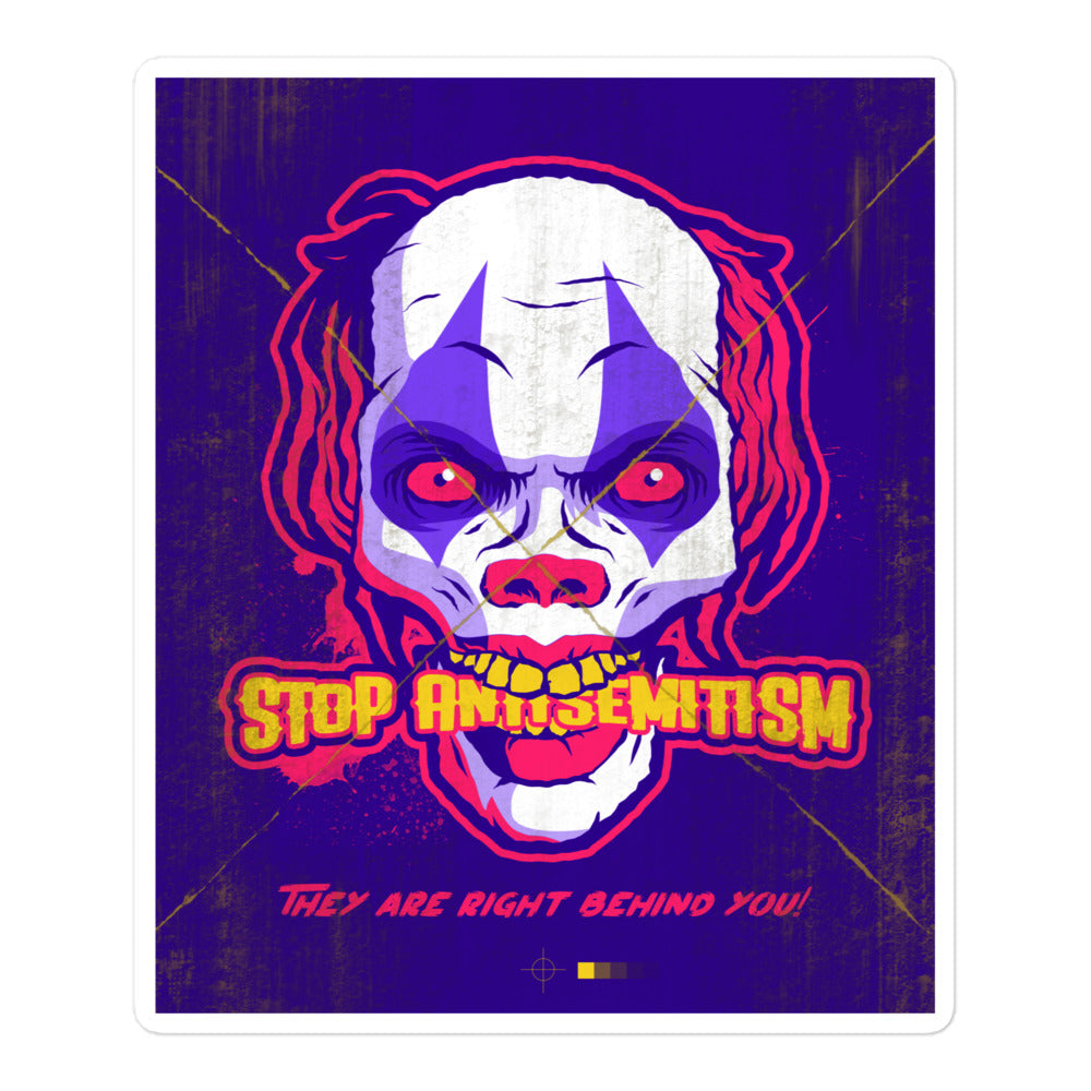 Horror Movie | Antisemitism | Kiss Cut Sticker Jouparty
