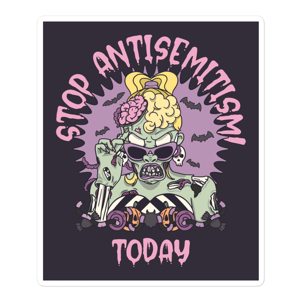 Horror Movie | Antisemitism | Kiss Cut Sticker Jouparty