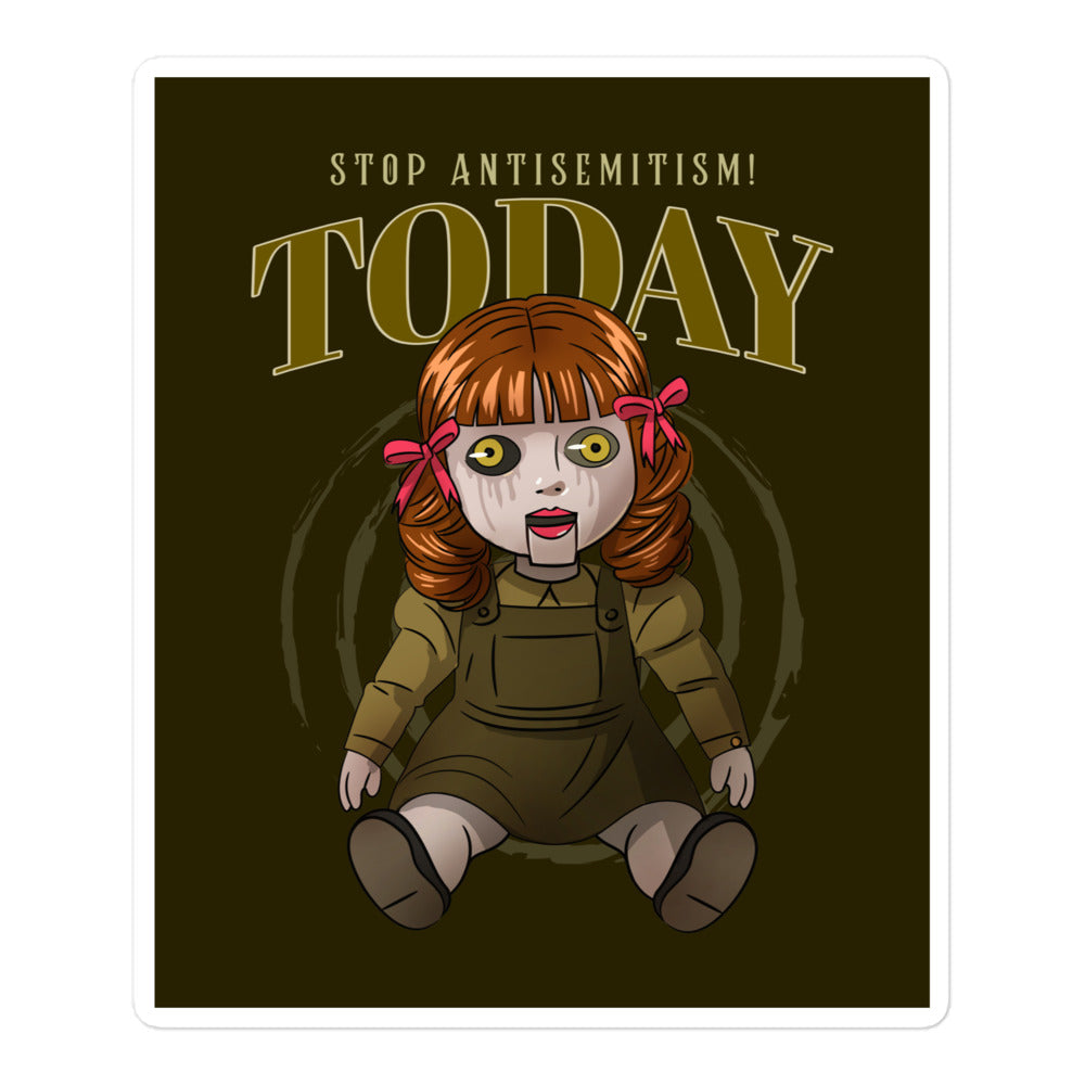Horror Movie | Antisemitism | Kiss Cut Sticker Jouparty