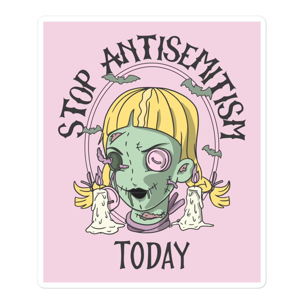 Horror Movie | Antisemitism | Kiss Cut Sticker Jouparty