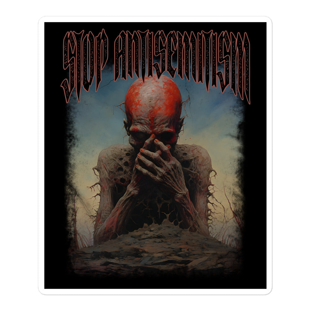 Horror Movie | Antisemitism | Kiss Cut Sticker Jouparty