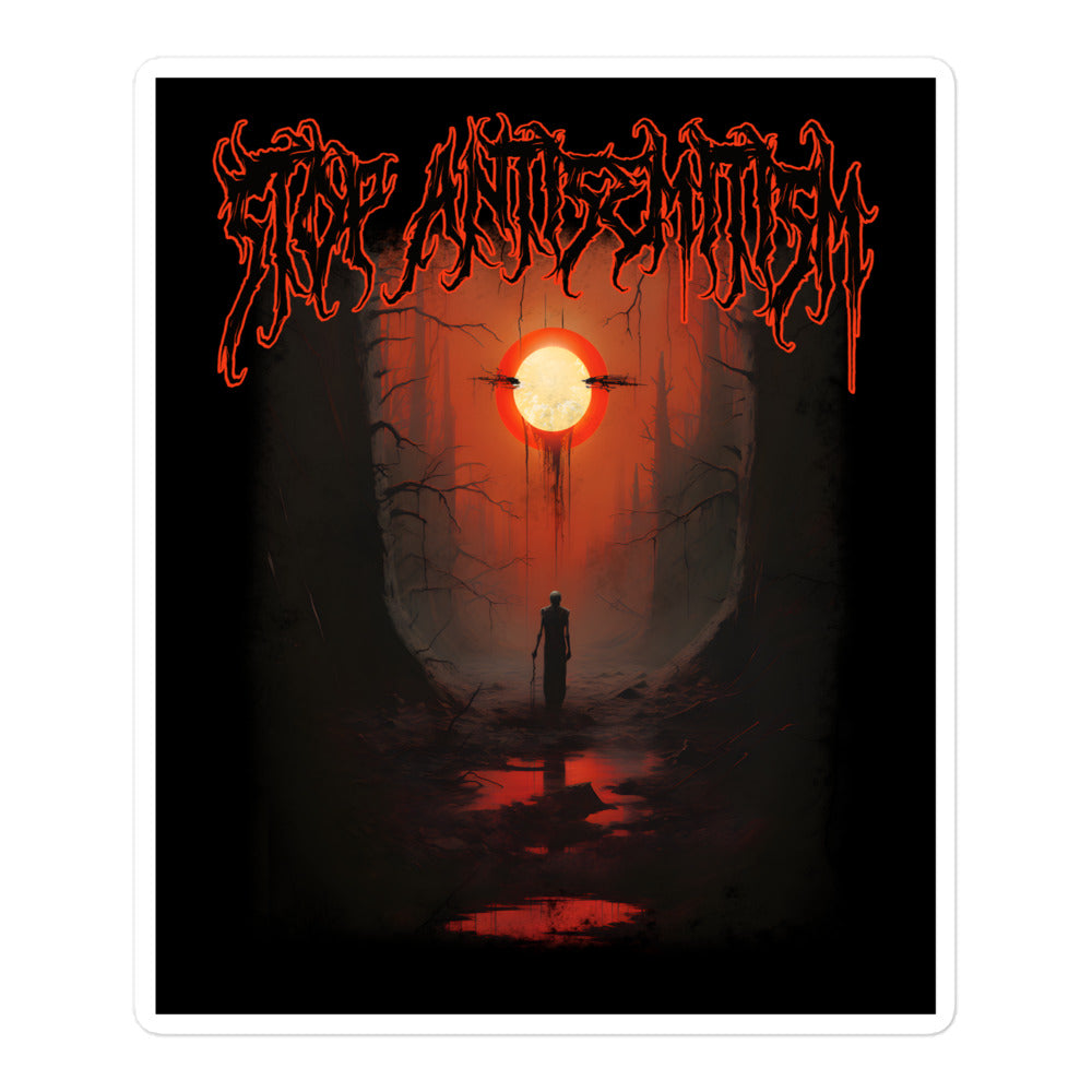 Horror Movie | Antisemitism | Kiss Cut Sticker Jouparty