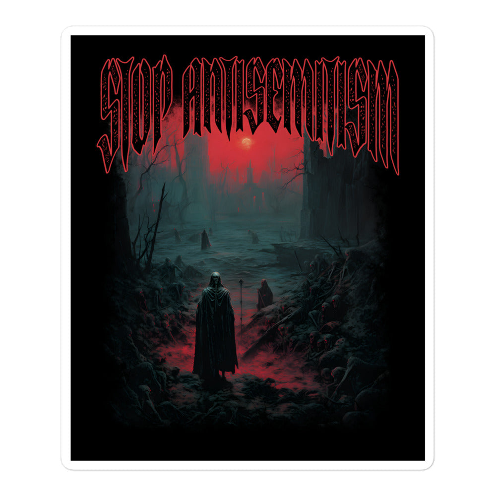 Horror Movie | Antisemitism | Kiss Cut Sticker Jouparty