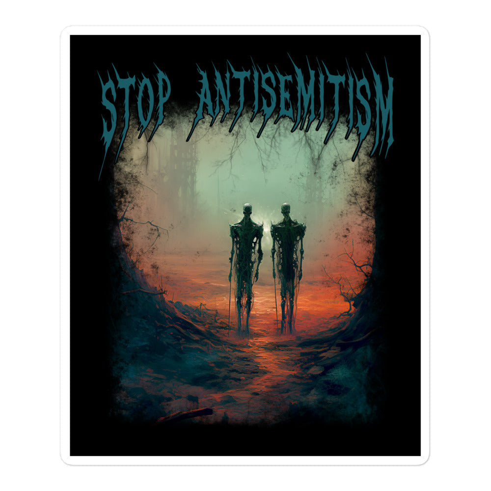 Horror Movie | Antisemitism | Kiss Cut Sticker Jouparty