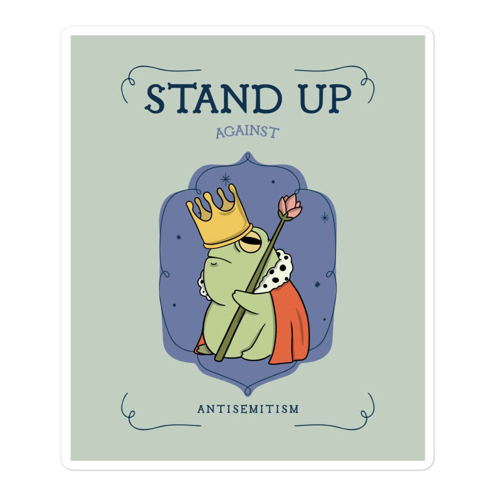 Cute Friend | Antisemitism | Kiss Cut Sticker Jouparty