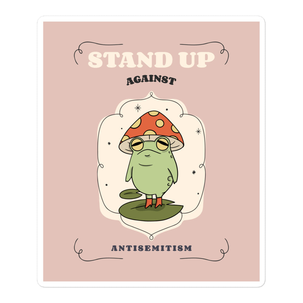 Cute Friend | Antisemitism | Kiss Cut Sticker Jouparty