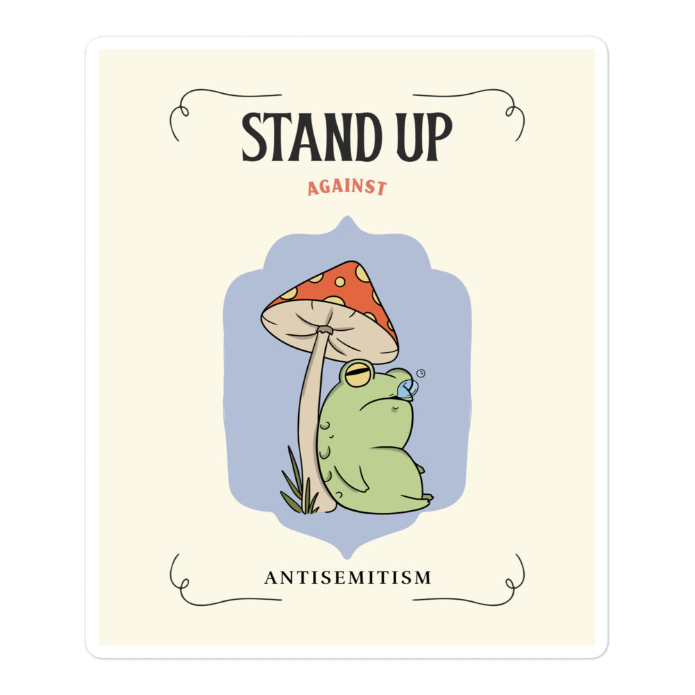 Cute Friend | Antisemitism | Kiss Cut Sticker Jouparty