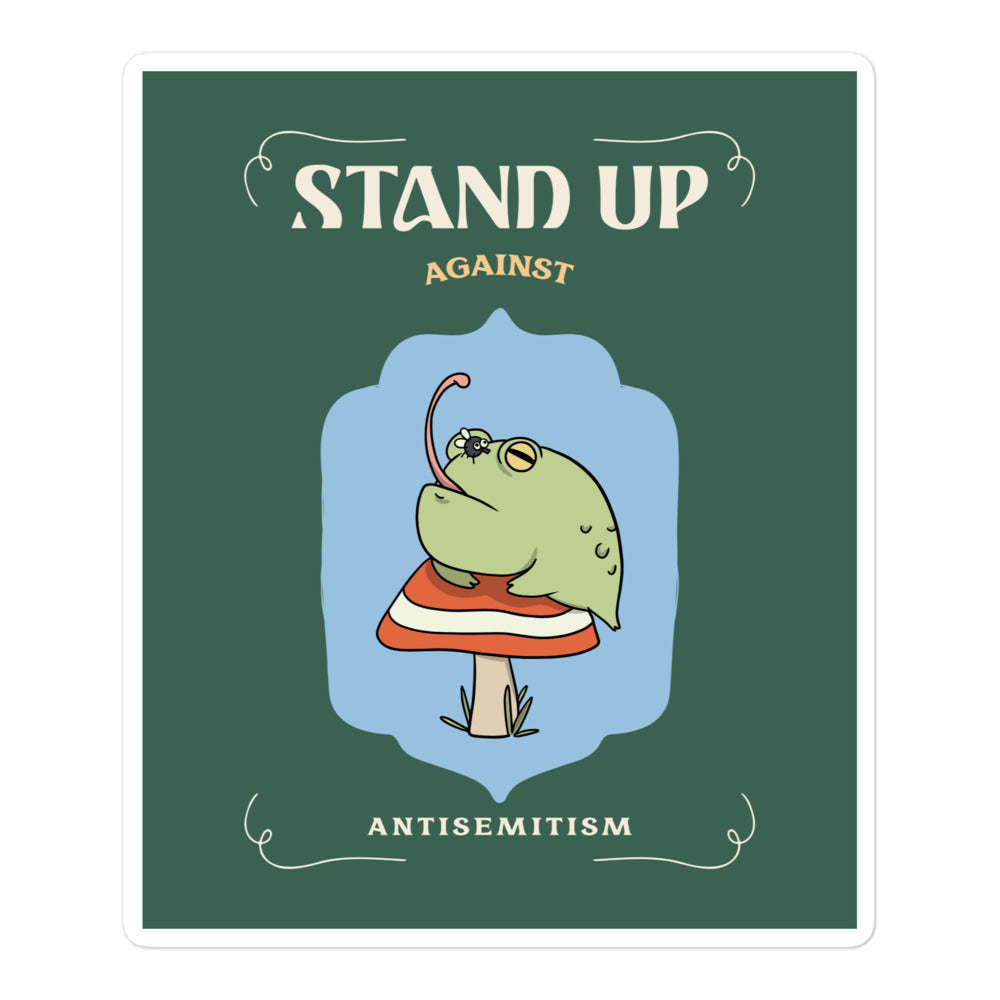 Cute Friend | Antisemitism | Kiss Cut Sticker Jouparty